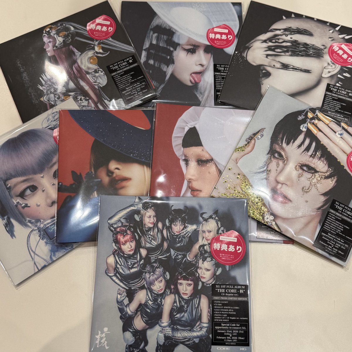 XG】 XG 1ST FULL ALBUM 「THE CORE - 核」好評発売中！💖 🎁【HMV限定