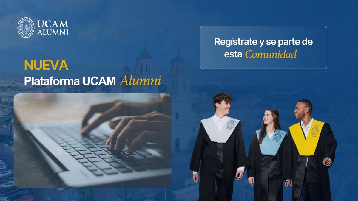 🎓 Ya está disponible la nueva plataforma #UCAMAlumni.

Si aún no te has registrado, ahora es el momento 🙌
🔗app-alumni.ucam.edu

Y si lo ya lo habías hecho antes a través de un formulario, pronto recibirás un email con tu acceso.

¡Seguimos conectando talento! 🚀🤩