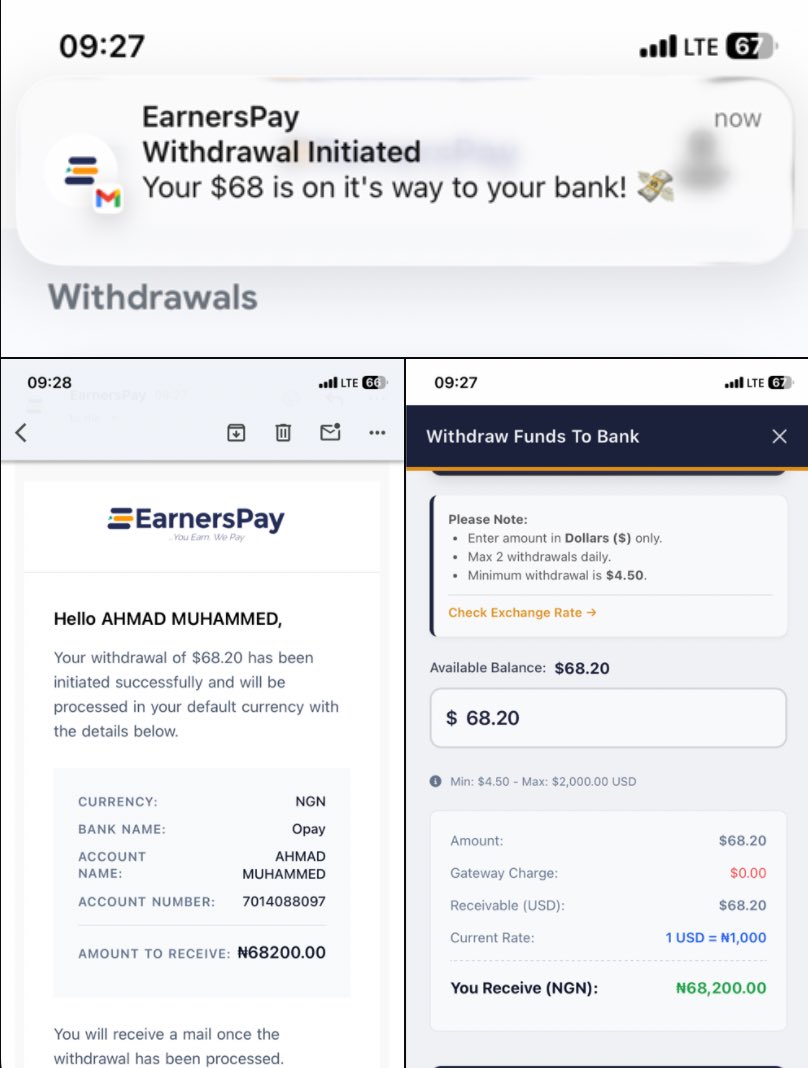 Muhammed_Ahmad_'s tweet photo. At least @earnerspay still give me Val gift oo 🎁🚀🔥

Made this in a just 4 days with consistency and hardwork🦅

@earnerspay cannot forget about me 😇thank you so much boss @_clementudoh for this wonderful platform 🙏🏻🚀 https://t.co/Dld6OXdYmD
