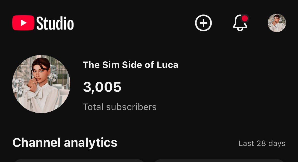 And we reached 3,000 beautiful people on YouTube!! 
How proud I am of our community, thank you all! 🥰❤️
#Sims4
