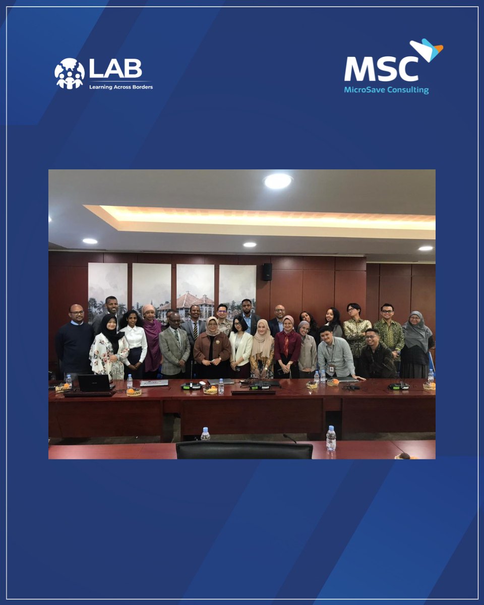 MicroSave's tweet photo. MSC welcomed delegations from @NBEthiopia & @FSDEthiopia to Indonesia through our #LearningAcrossBorders initiative. The exchange explored how DPI, regulatory frameworks, & last-mile delivery models advance financial inclusion across the #GlobalSouth.
Follow us for more insights.
#MSCInsights #SouthSouthCooperation #FinancialInclusion