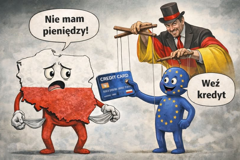 Cała prawda o SAFE. Ale nie tylko. Rudy Szwab doprowadzi do tego, że będziemy chodzić na niemieckiej smyczy