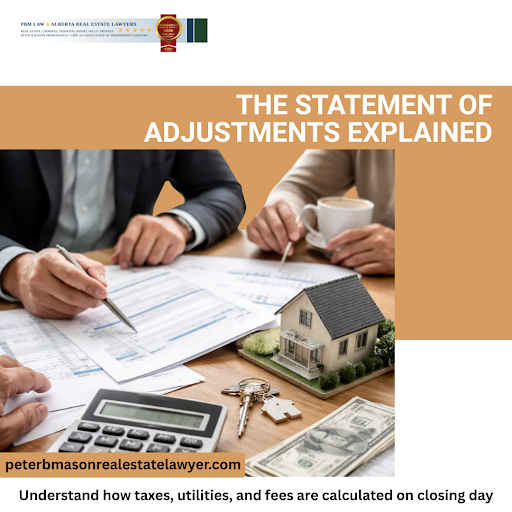 PeterBMaso97311's tweet photo. Demystifying the Statement of Adjustments

Wondering how taxes and utilities are split on closing day? We explain it here: https://t.co/RhRp165hAy

#StatementOfAdjustments  #AlbertaRealEstate #ClosingCosts #RealEstateMath #LegalDueDiligence  #PeterBMasonLaw https://t.co/iwt4qZPNCM