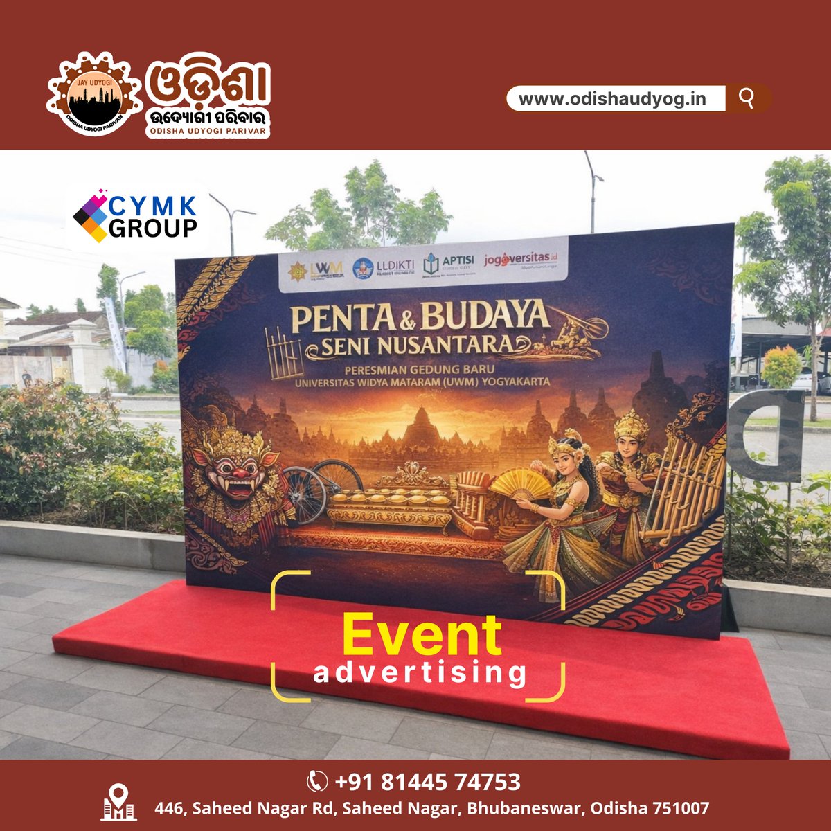 OdishaUdyogi's tweet image. Make your brand unmissable with CYMK Group – your one-stop solution for
Billboard Advertising, Event Advertising, Standee Branding &amp;amp; Flex Banner Printing (All Sizes).

#CYMKGroup #EventAdvertising #BillboardAds #FlexBannerPrinting #StandeeAdvertising #OutdoorAdvertising