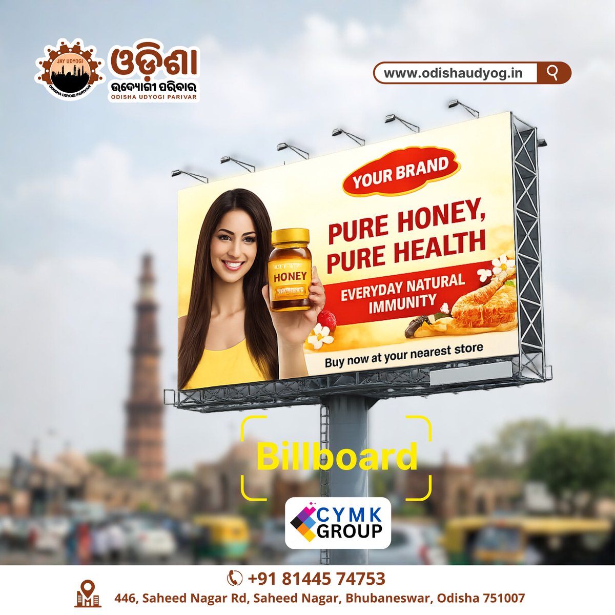 OdishaUdyogi's tweet image. Make your brand unmissable with CYMK Group – your one-stop solution for
Billboard Advertising, Event Advertising, Standee Branding &amp;amp; Flex Banner Printing (All Sizes).

#CYMKGroup #EventAdvertising #BillboardAds #FlexBannerPrinting #StandeeAdvertising #OutdoorAdvertising