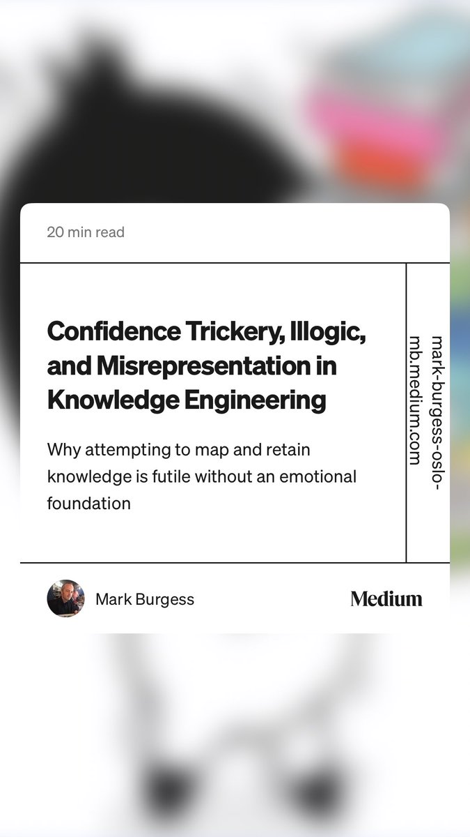 HWillert's tweet photo. #ConfidenceTrickery, #Illogic, and #Misrepresentation in #KnowledgeEngineering by Mark Burgess https://t.co/KmUS14PfYo https://t.co/7jmOSYwL9x