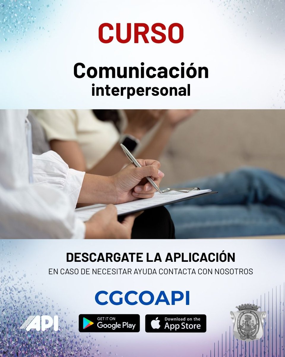 En el sector inmobiliario, la clave del éxito es la Comunicación Interpersonal. 🗣️🤝 Eleva tu perfil con este nuevo curso del Consejo General COAPI:

💻 100% Online ⏳ 30 horas 🎯 Comunicación de alto impacto 💰 95€ (IVA incl.)

¡Inscríbete! 🚀 #FormacionAPI #RealEstate #API