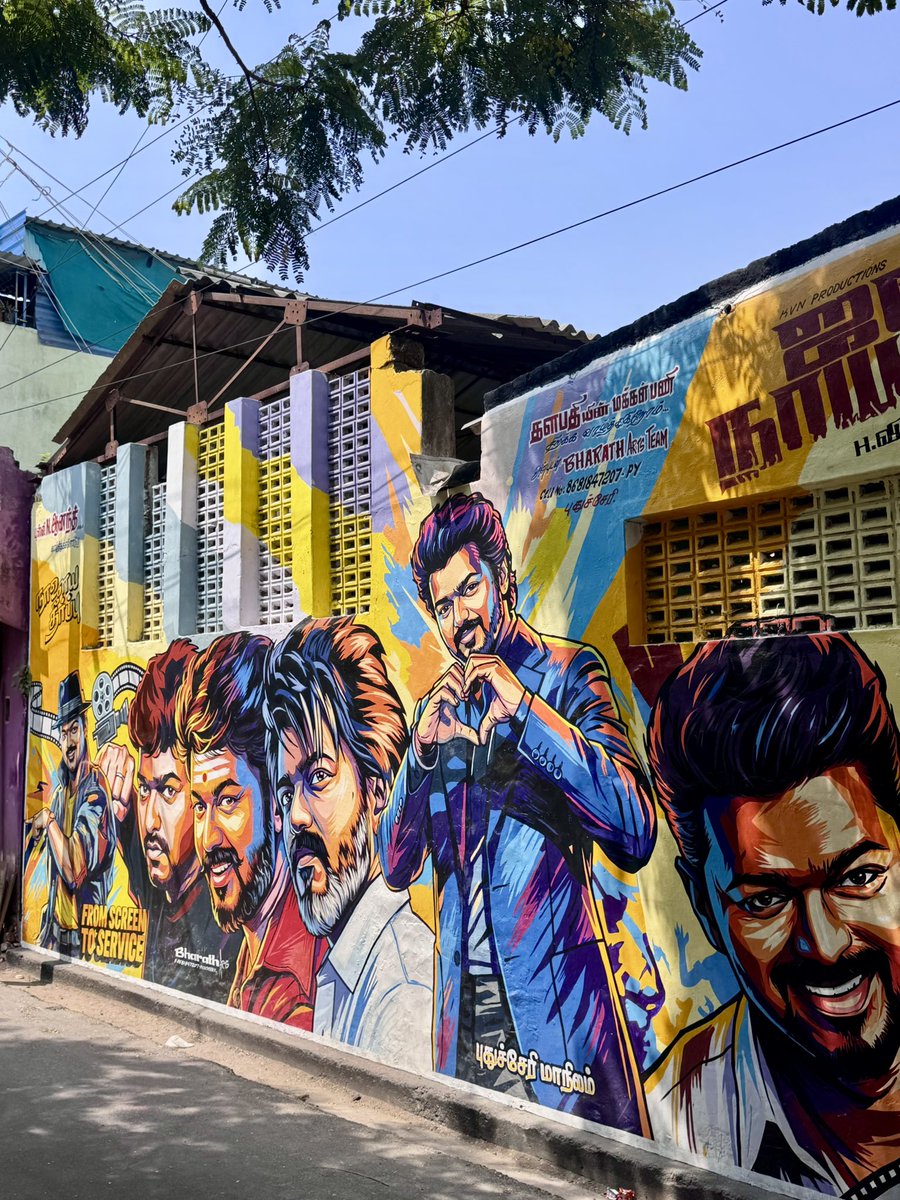 Pondicherry #ThalapathyVijay ❤️‍🔥