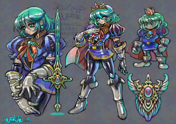 OCの王子様
パフスリーブがお気に入り、お姫様かもしれない。 