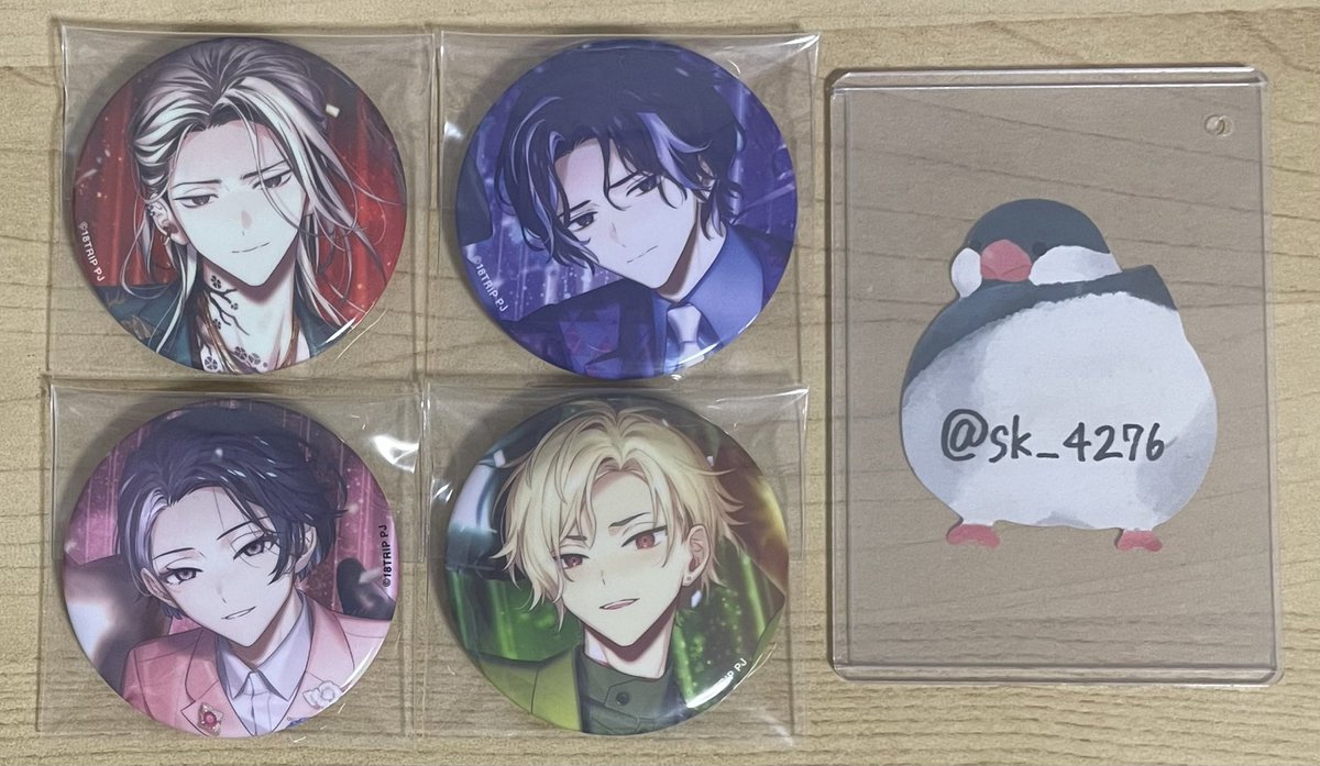 交換】18TRIP エイトリ キャラバッジコレクション 缶バッジ vol.8 Best