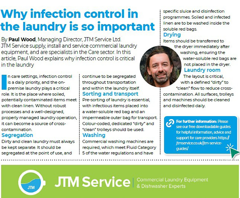 jtmservice's tweet image. Why Infection Control In The Laundry Is So Important - Find out more at jtmservice.co.uk/blog/why-infec….

#JTMService #InfectionControl #CareSector #CommercialLaundry #CommercialWashing #CommercialDrying #Servicing #Maintenance