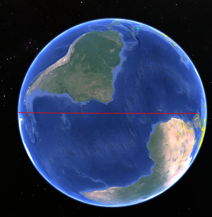 <a href="/TerribleMaps/">Terrible Maps</a> While the map is not accurate the statement is actually almost correct. The only obstacle to it being true is New Zealand