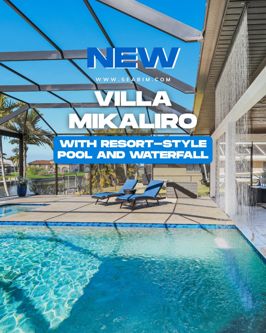 seabim's tweet image. Villa MIKALIRO brings the feeling of a luxury resort to your own backyard in Southwest Cape Coral. 🌴 

Book now: seabim.com/mikaliro

 #Seabim #Vacationrentals #CapeCoral #Florida #vacationrental