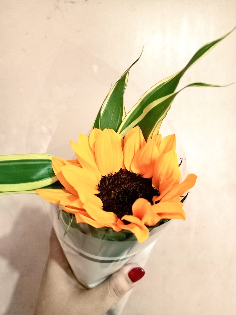 Yung boss namin nag bigay ng flowers monday🤣 sale na daw kasi😅