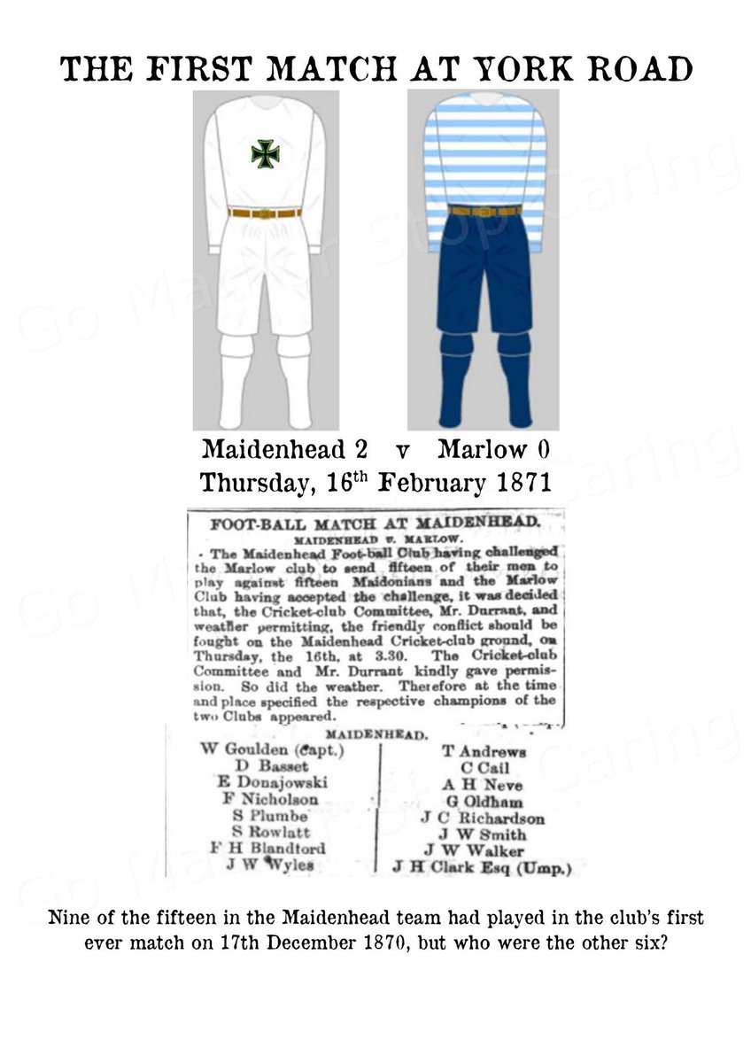 gomadstopcaring's tweet photo. 📅 #OTDs:
1️⃣5️⃣5️⃣ years since Maidenhead's first game at York Road
https://t.co/RVO81EY3cT
7️⃣ since we won 1-0 at Leyton Orient (whatever happened to them?!) ... for the second time!
https://t.co/fCIip7ntBE
5️⃣ since the release of a charity single
https://t.co/w8n2MsjYfp https://t.co/4bEBiPPVAS