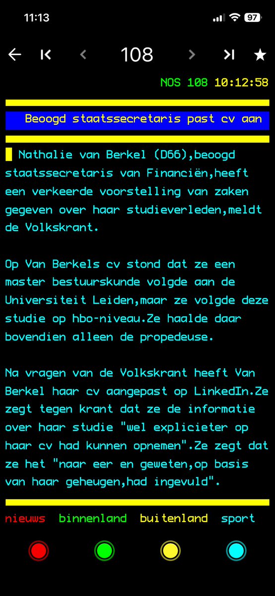 Je zult politica zijn, politieke kleur <a href="/D66/">D66</a> en met zo weinig geheugen, toch nog staatsecretaris kunnen worden op Financiën