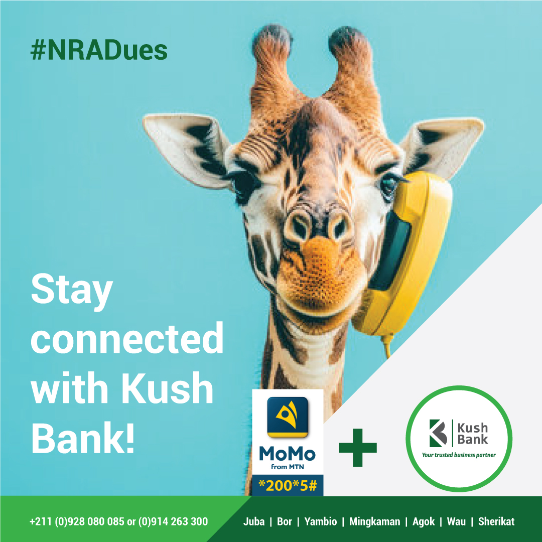 Pay your  NRA dues online from your Kush Bank account. It doesn’t matter if you are in the country or not, we’re here to serve you from wherever you are!

Log  in now and enjoy a service like no other.

#KushBankSS
#YourTrustedBusinessPartner