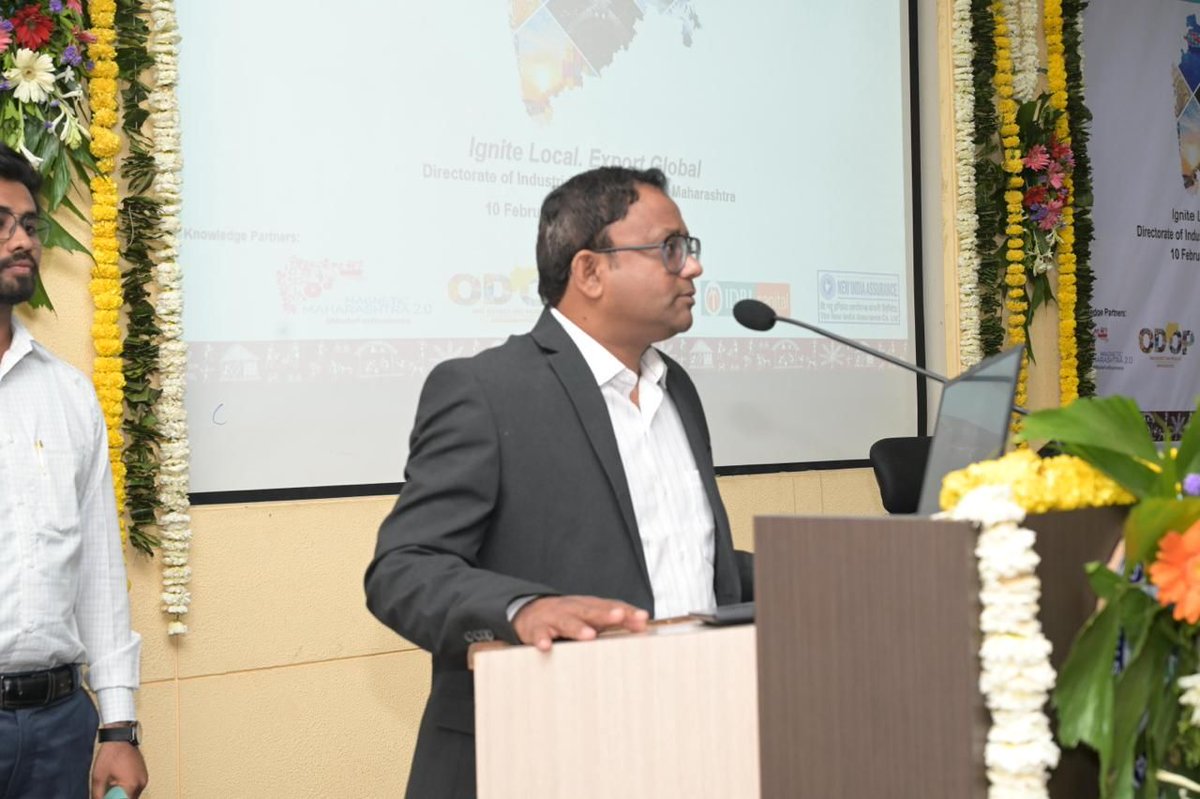 Maharashtra Exports and ODOP tweet media