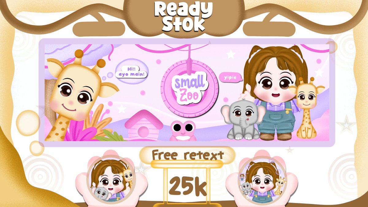nanaeayy's tweet image. help rt? maacii

haloow aku membawa 5 layout chibi ready stok mulai dari harga 18k! yukk jemputt🧸oiaa layout ini aku bisa kerjakan hari ini juga!

Price: 18k &amp;amp; 25k
retext recolour: Free 
#zonauang #zonaba