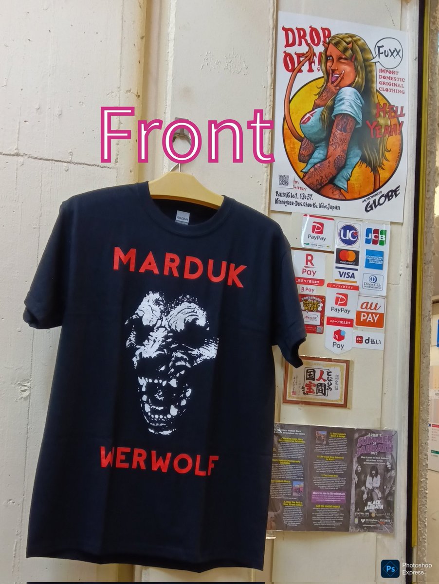 GMotomachi's tweet image. 神戸は春節祭
 #MURDUK, #正規商品,WER WOLF,Officially Licensed  #Unisex  #Tee, #マーダック, #オフィシャル, #公式, #ライセンス, #神戸, #三宮高架下, #ピアザ神戸, #メタルTシャツ, #ロックTシャツ, #バンドTシャツ |  #MOTOMACHIGLOBE三宮( #元町GLOBE三宮)
⬇⬇⬇⬇⬇ globewebstore.cart.fc2.com/ca199/2012/p1-…