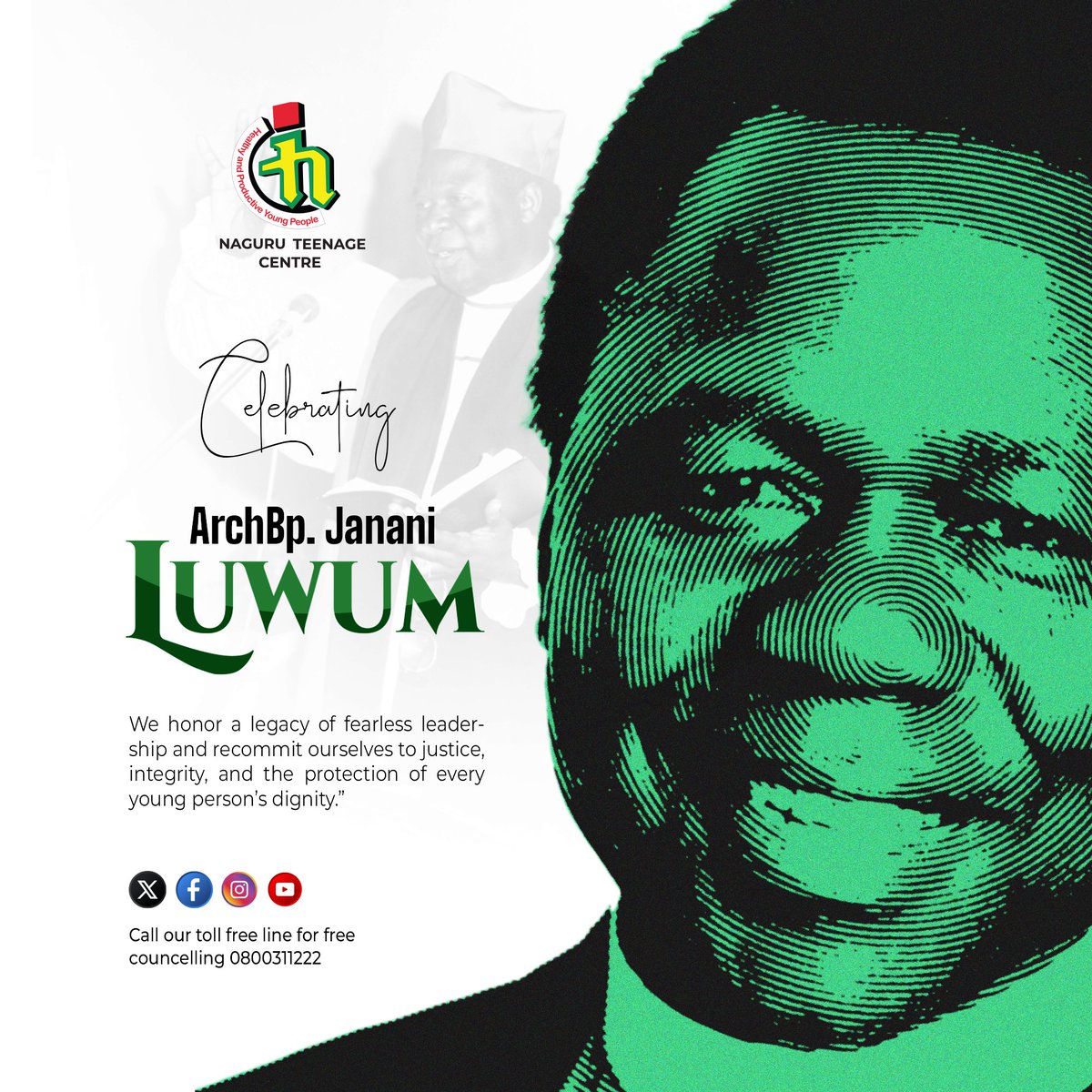 On this Janani Luwum Day, we honour a legacy of fearless leadership and recommit ourselves to justice, integrity, and the protection of every young person’s dignity.

#JananiLuwumDay