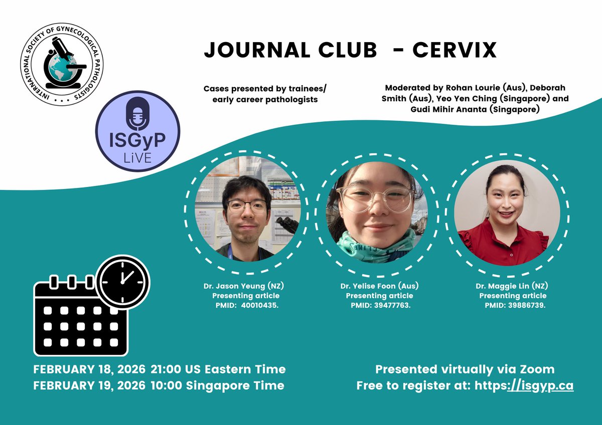 International Society of Gynecologic Pathologists tweet media