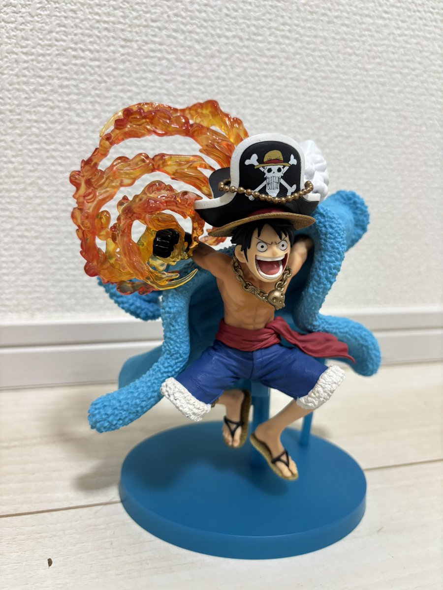 原作に近づけたくて、ルフィの炎エフェクトを増やしてみた🔥 2017年の