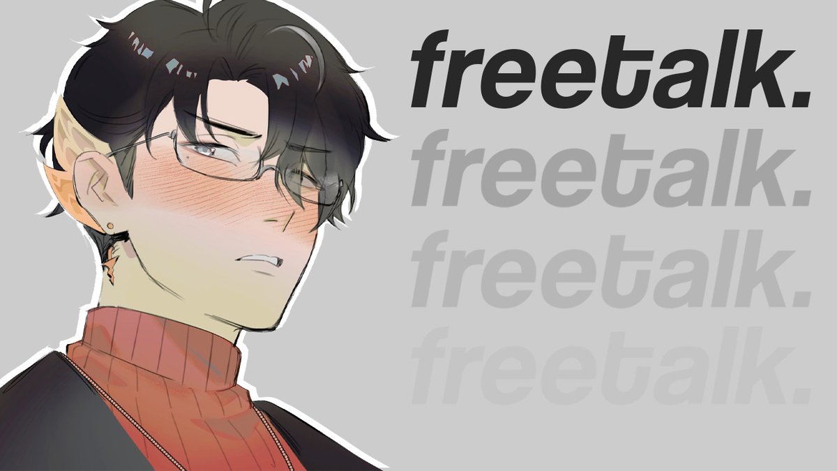 Malam ini kita ngobrol ya, hmph!

jam 7...