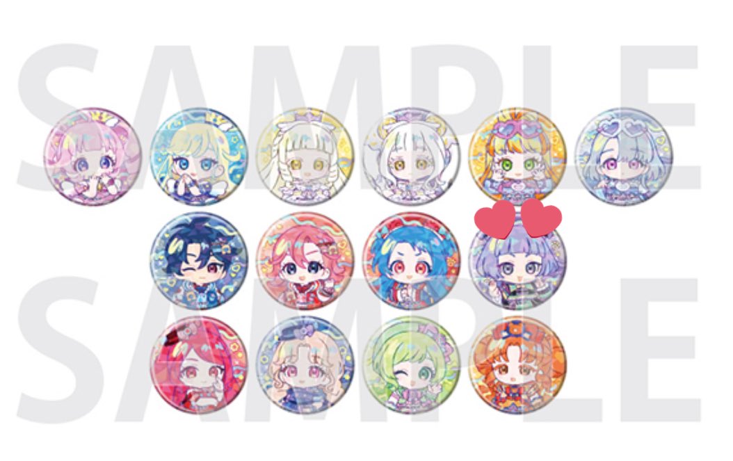 交換】ひみつのアイプリ タワーレコード タワレコ 缶バッジ 交換 求