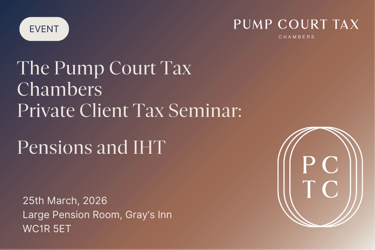 Pump Court Tax Chambers tweet media