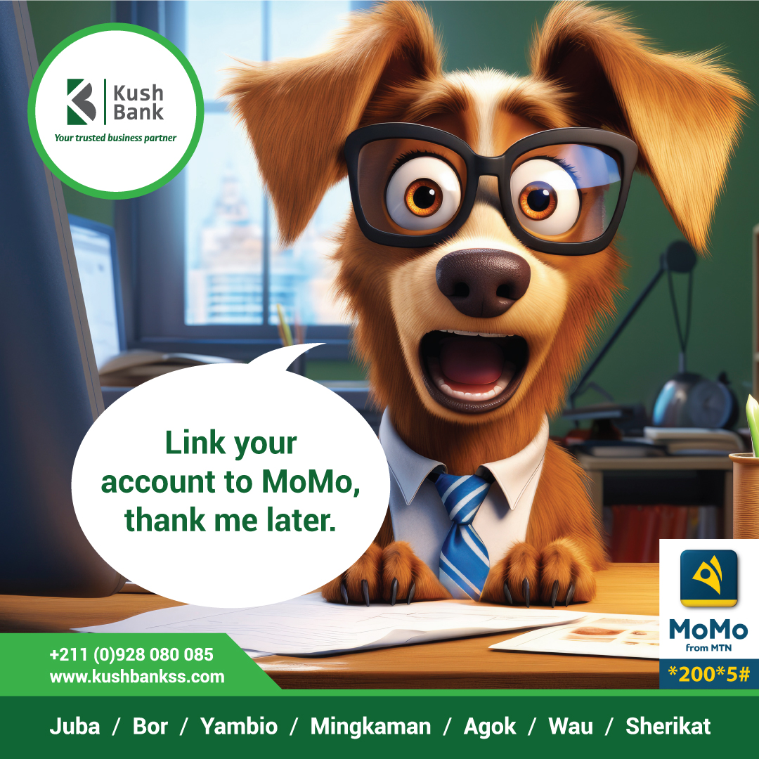 Still not linked your Kush Bank Account with MoMo? The time is now. Seamless access to your money is just a connection away. Withdraw from any MoMo agent nearby.  Act now!

It's KB &amp; MoMo time.

#KushBankSS
#YourTrustedBusinessPartner