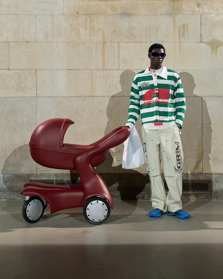 designscene's tweet image. A$AP Rocky Stages AWGE Fall Winter 2026 as Live Process - See more here: designscene.net/2026/02/asap-r…

#ASAPRocky presented #AWGE Fall Winter 2026 in downtown Manhattan during New York Fashion Week, delivering the brand’s third collection through a show that dismantled conventional