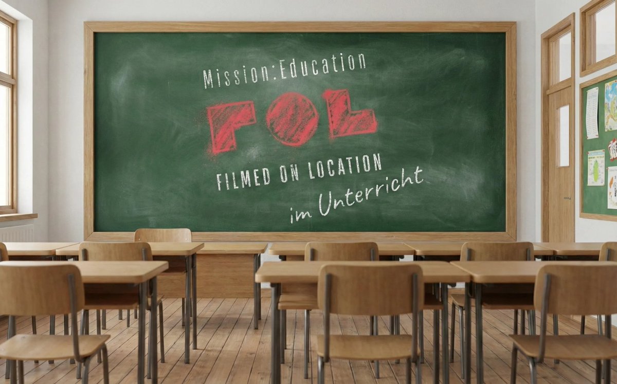Demnächst verfügbar: Mission: Education - Filmed on Location im Unterricht. Lehrmittel für Schulen, die einen Blick hinter die Kulissen von Dreharbeiten mit der Geschichte der jeweiligen Orte verbinden. Aufgebaut aus mehreren Modulen fürs Klassenzimmer und für Exkursionen.