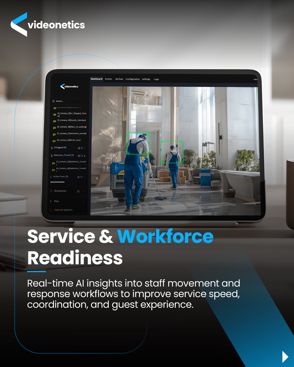 videonetics's tweet photo. With Videonetics’ TrueAI-powered solutions, hotels enable secure access, VIP recognition, smooth vehicle flow, and real-time safety awareness. Empower teams. Delight guests. Operate with confidence. 
Know more: https://t.co/mdAurLKQaR https://t.co/KIyjLHUYcS