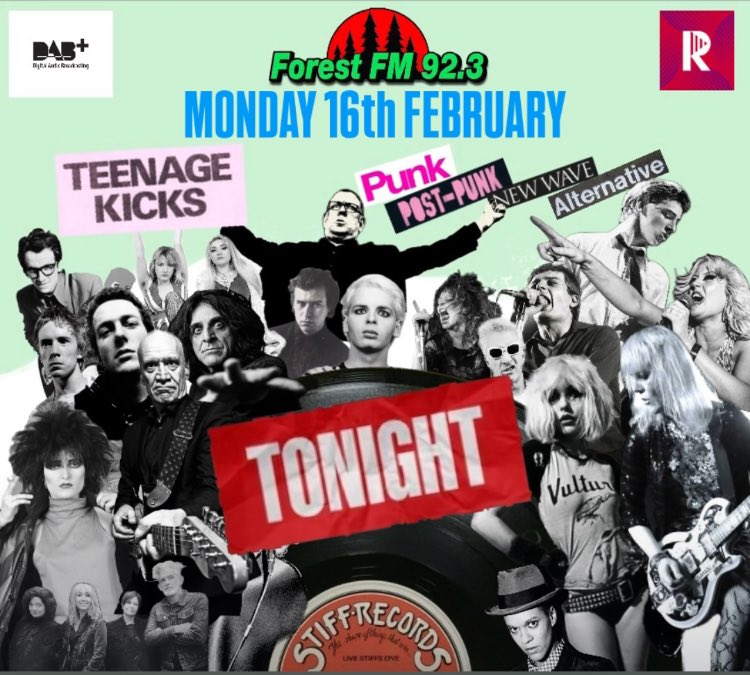 neilmlomax's tweet photo. Monday February 16th 10pm @ForestFM π₯ featuring an exclusive from the new @KEELEYsound album ,92.3, 98.9 DAB+ and around the world via the online radio player TEENAGE KICKS #tkforestfm https://t.co/U408PVBQyY #tkforestfm #forestfm π»ποΈπΆπ«΅π» https://t.co/8g4BemjyHU