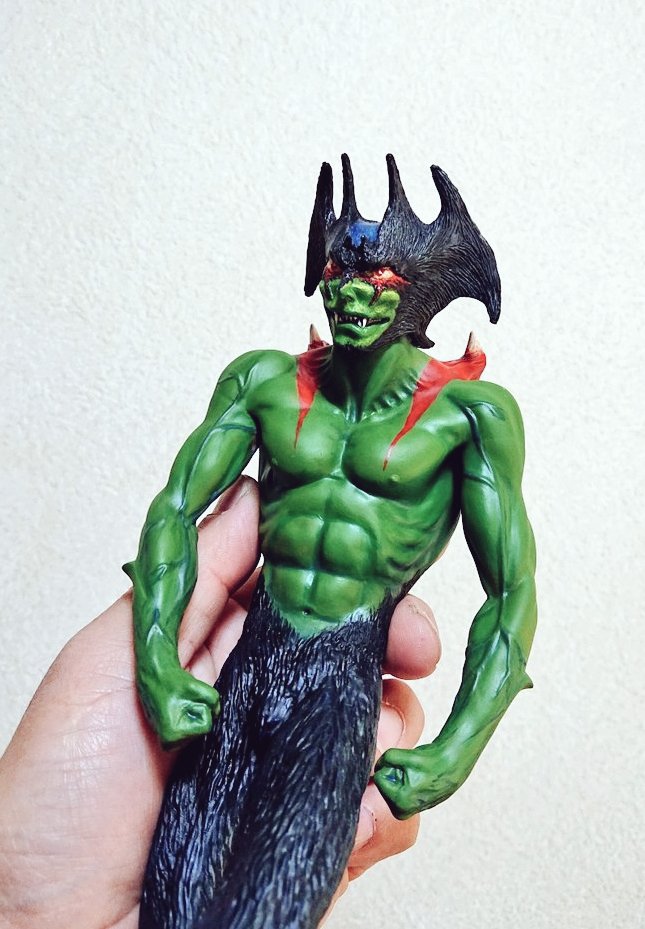 買って塗装したガレージキット見たい VOLKSの原作版をアニメ版風カラー