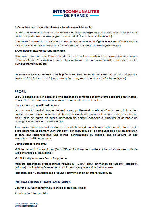 Intercommunalités de France tweet media