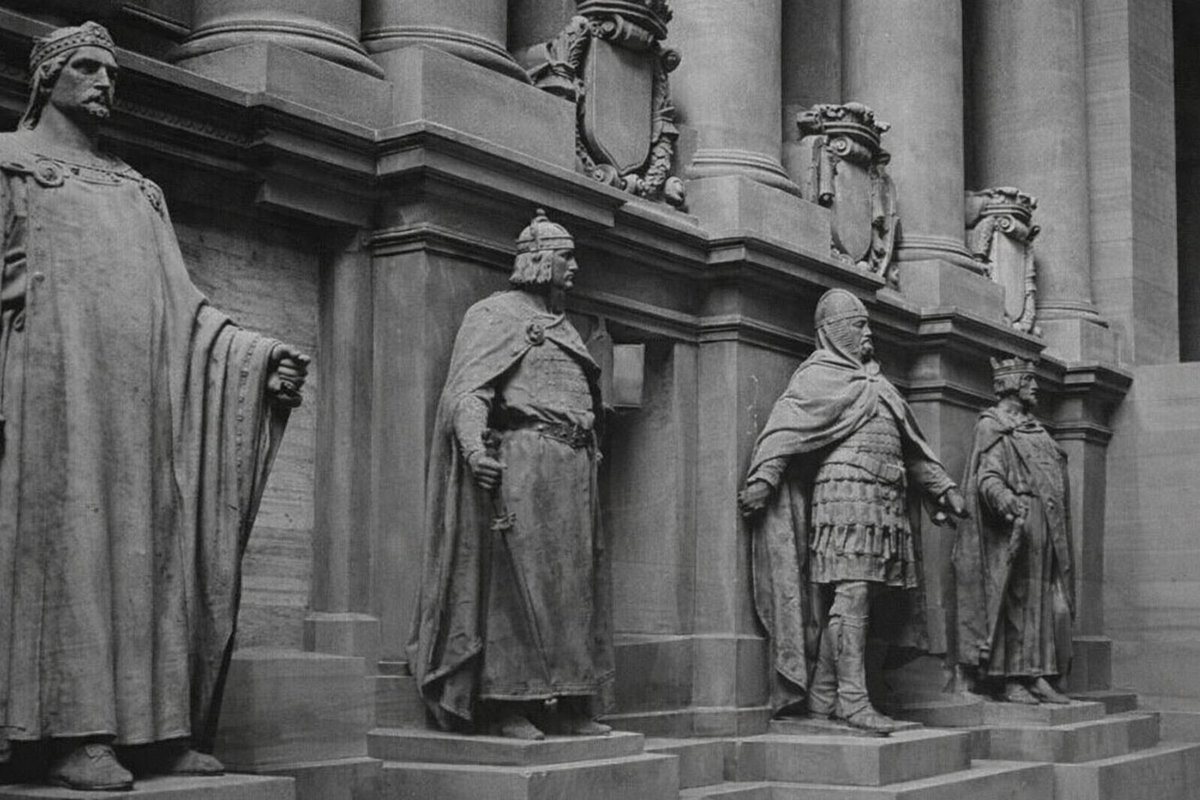 Als die Kaiser der letzten 1000
Jahre noch im Reichstag vertreten waren