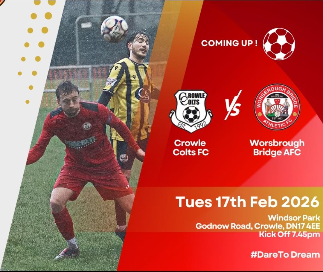 WorsbroughBFC's tweet image. #11TOGO 

And it's a quick turn round as we make the trip to @CrowleColtsFC on Tuesday night for a re-arranged game.

Another tough test on the road, so YOUR support as it has proved so many times this season could make the difference.
