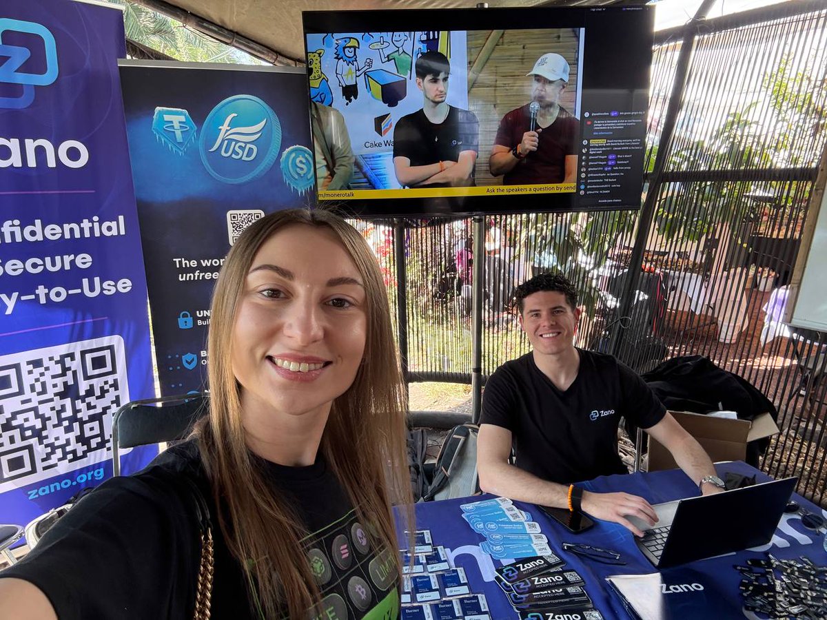 Another amazing chapter written at #Monerotopia2026 🤩

Special thanks to <a href="/sunchakr/">☬ 𝒮𝓊𝓃𝒾𝓉𝒶 ☬</a> and <a href="/DouglasTuman/">Douglas Tuman</a> for organizing such an outstanding <a href="/monerotopia/">MoneroTopia</a>.

We’re truly proud to be among your sponsors and to support a community that keeps building with purpose.

It was great catching