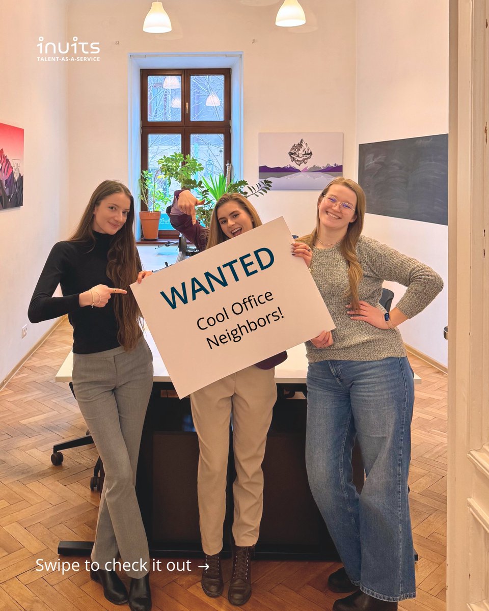 inuits_it's tweet photo. Here's the deal: 
- Krupnicza Street (2 min from Teatr Bagatela) 📍
- Space for up to 6 of your favourite coworkers 
- 3 000 PLN/month (everything included)

Bring your team, bring your laptops, and get to work. We’ve got everything else covered.

#Office #Rental https://t.co/65kul5dpUm