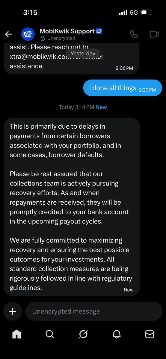 lordex45's tweet photo. @MobiKwikSWAT 
Last 3 months se 1 rs ke bhi repayment received nhi hua h 
Day 59 https://t.co/zKCxZGvE26