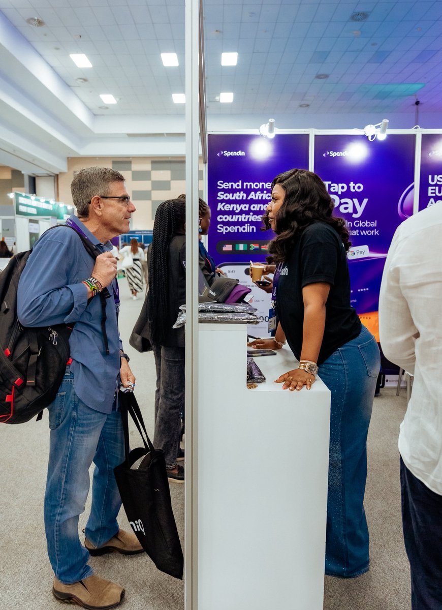 spendinaf's tweet photo. Big news 🗞️ Monday with #Spendin.
“Spendin connects 150 million global users with its new tap and pay 💳 cards. Global Spenders”
📸: Extracts activities at ATS ,26 @AfricaTechSMT https://t.co/gjBTSmh23J
