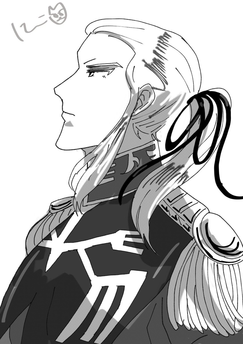 がと～ちゃんの横顔が描きたかっただけ