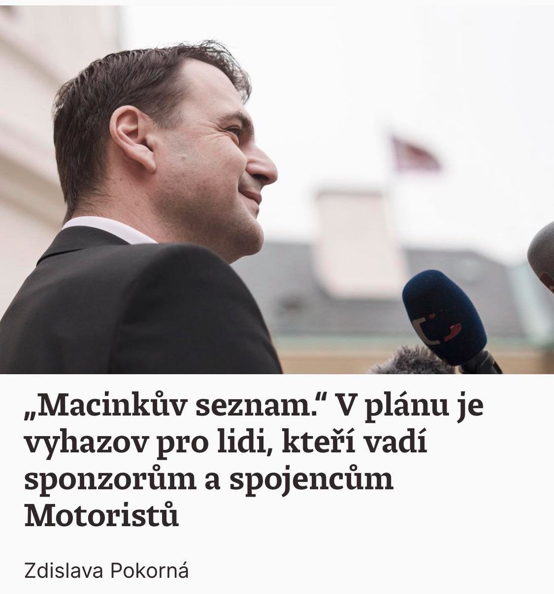 🤨Proč Motoristé tak chtějí ministerstvo životního prostředí, když pro jeho vedení nemají žádné odborné kompetence a ochrana životního prostředí je nijak nezajímá? 
Pravděpodobně právě proto ⤵️