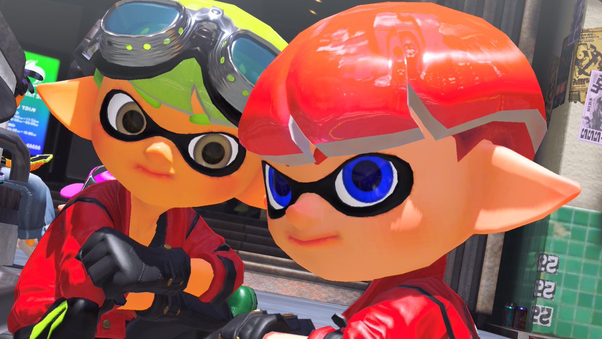 あーさん(@gameotaku_777)と 初スプラできたゼ٩( ᐖ )وﾜｧｲﾜｧｲ 前から