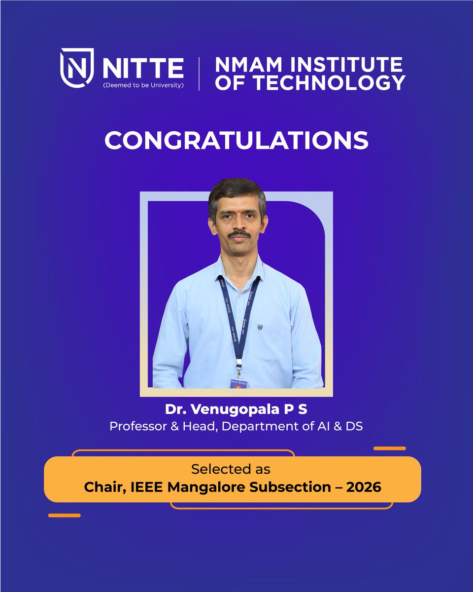 NMAMIT Nitte tweet media