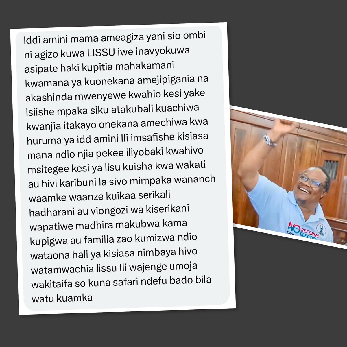 Maria Sarungi Tsehai tweet media
