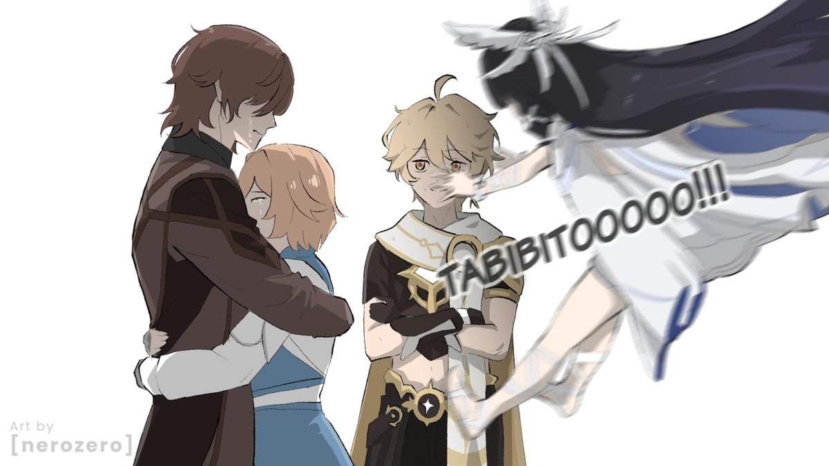 nerozerro's tweet image. #原神 #GenshinImpact #aether #Columbina #rerir #tholindis 

Happy ending  :)