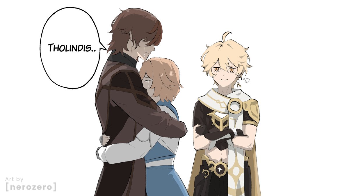 nerozerro's tweet image. #原神 #GenshinImpact #aether #Columbina #rerir #tholindis 

Happy ending  :)